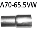 Bastuck A70-65.5VW Audi A4 B9 / A5 F5 TFSI A4 B9 Quattro ab 2015 / A5 F5 Quattro ab 2016 Adapter En