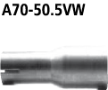 Bastuck A70-50.5VW Audi A3 8V / S3 8V Audi A3 8V 1.4l TSI (außer CPTA/Otto, CZEA/Otto) / 1.8l TSI Ad