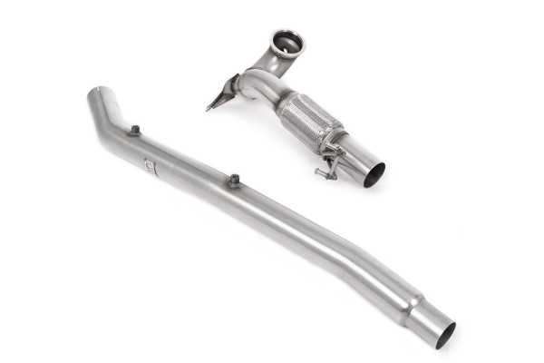 Milltek SSXVW664 Large-bore Downpipe and De-cat - Volkswagen Golf Mk8 R 2.0 TSI 320PS (GPF Equipped