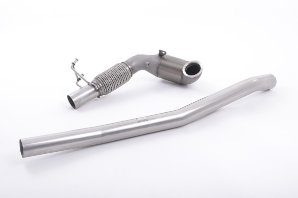 Milltek SSXVW387 Cast Downpipe with Race Cat - Volkswagen Golf Mk7.5 R 2.0 TSI 310PS (Non-GPF Equip