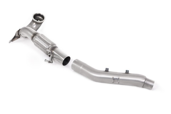 Milltek SSXVW666 Large-bore Downpipe and De-cat - Volkswagen Golf Mk8 GTi Clubsport (300ps OPF/GPF