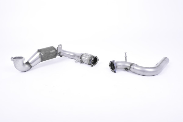 Milltek SSXFD237 Large Bore Downpipe and Hi-Flow Sports Cat - Ford Fiesta Mk7/Mk7.5 1.0T EcoBoost (