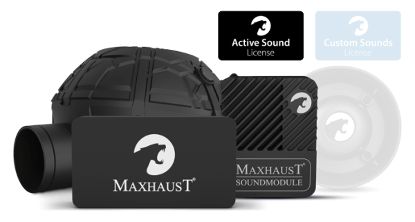 Maxhaust Komplett-Set Active Sound Universal