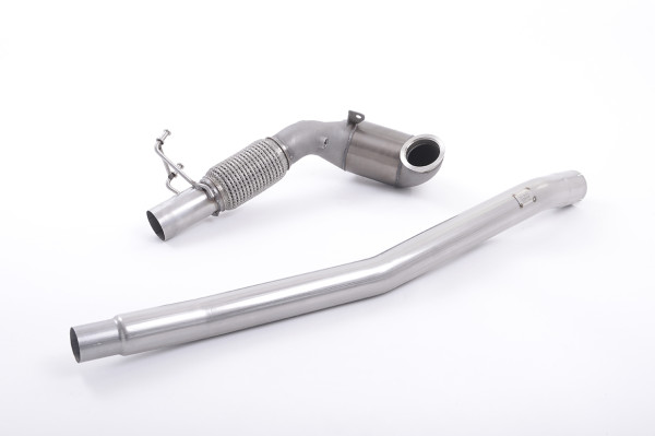 Milltek SSXVW349 Large Bore Downpipe and Hi-Flow Sports Cat - Volkswagen Golf MK7 R 2.0 TSI 300PS (